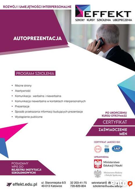 Kurs Autoprezentacji