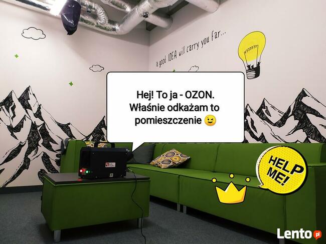 OZONOWANIE KRAKÓW, WYNAJEM OZONATORA wypożyczenie