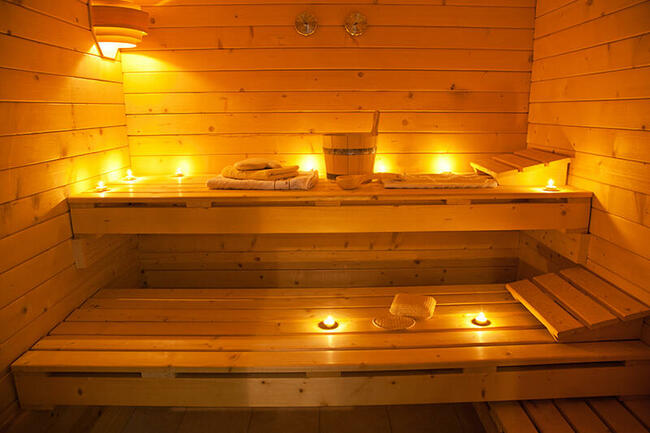 Sauna ogrodowa Owalna SPA Wellness przedsionek piec 2,4 x 4
