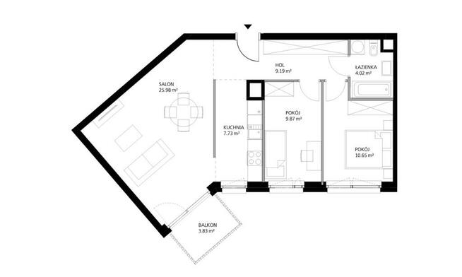 Piekne mieszkanie prawie w centrum