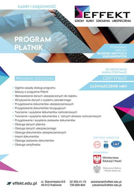 Kurs Obsługi Programu Płatnik