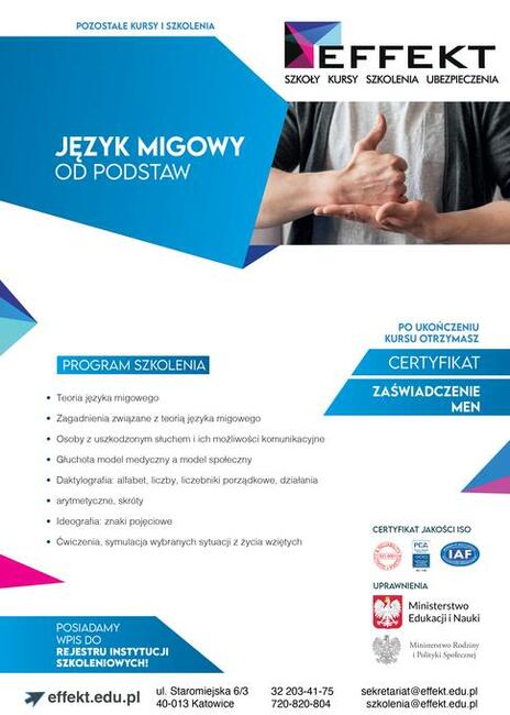 Kurs Język Migowy od Podstaw