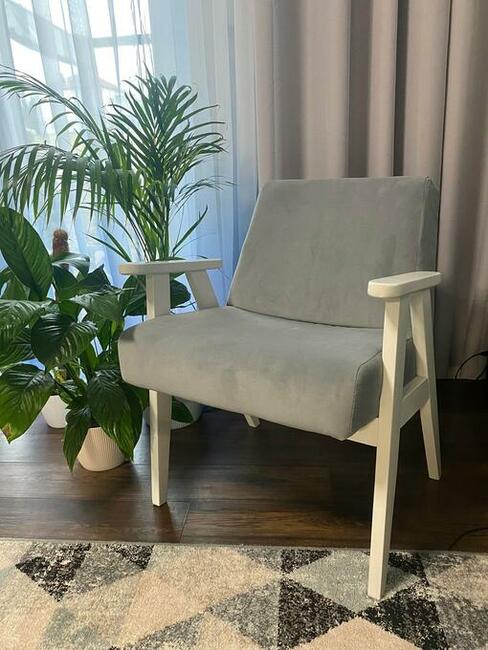 Fotel PRL fotel w stylu retro Chierowski