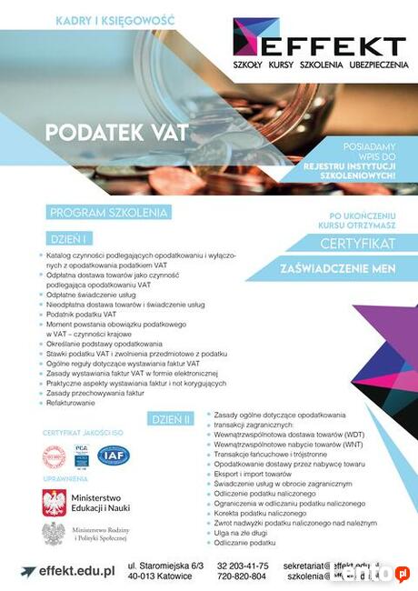 Kurs Podatek VAT