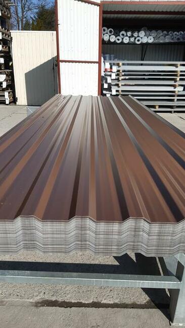 Blacha Trapezowa T-14R Jasny Brąz Połysk