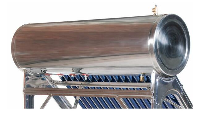 Solarny ogrzewacz wody ciśnieniowy - 150 l. inox