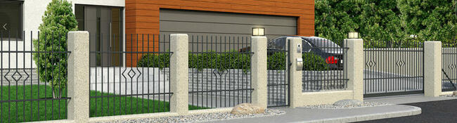 Ogrodzeanie - przęsła metalowe | Kar-Group Ełk