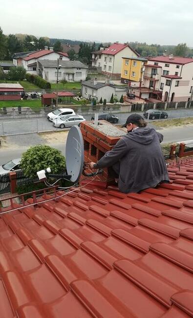 Montaż-ustawienie anten satelitarnych naziemnych telewizora