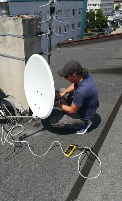 Montaż-ustawienie anten satelitarnych naziemnych telewizora