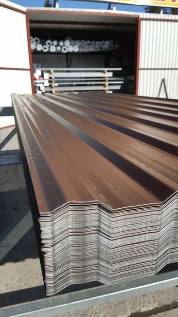 Blacha Trapezowa T-14R Jasny Brąz Połysk