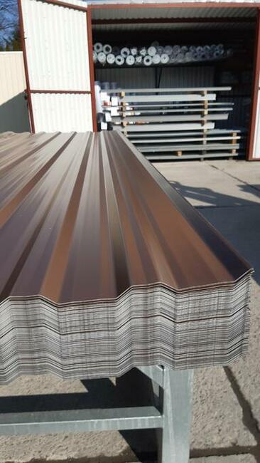 Blacha Trapezowa T-14R Jasny Brąz Połysk