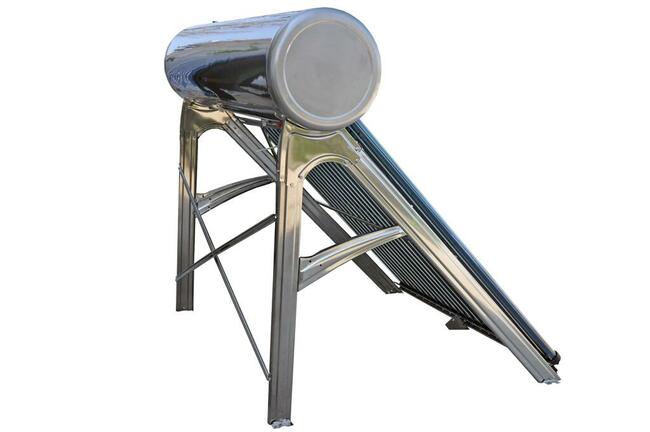 Solarny ogrzewacz wody ciśnieniowy - 150 l. inox