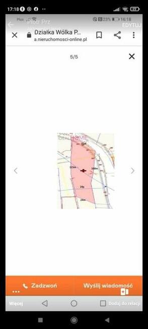 Sprzedam działkę budowlaną 24 ar !!