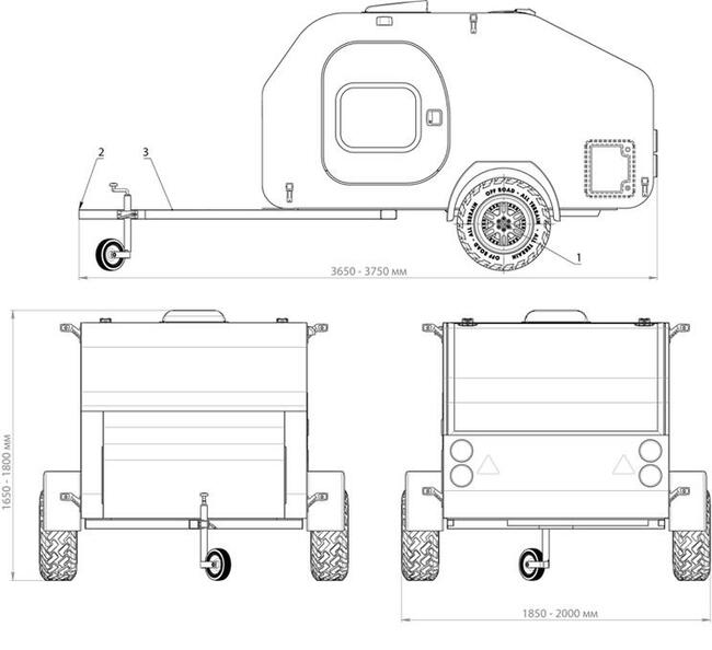 Przyczepa Kempingowa LIFESTYLECAMPER SIMPLEDROP