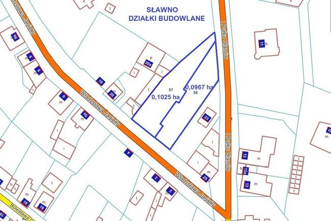 Sławno - działka inwestycyjna pod usługi i handel