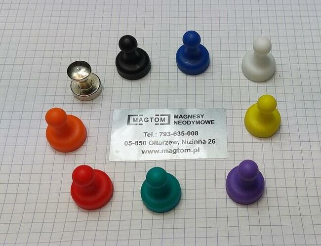 Magnesy neodymowe do tablicy magnetycznej pionek pinezka