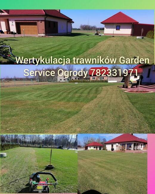 Wertykulacja Trawników , Zakładanie Ogrodów ,Cięcie Krzewów