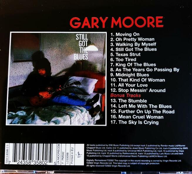 Polecam Wspaniały Album CD Gary Moore Still Got the Blues