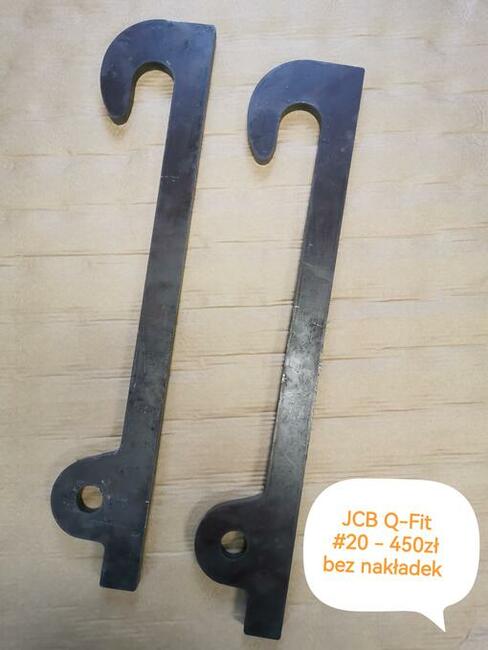 Mocowanie do osprzętu, haki JCB, Manitou, Merlo