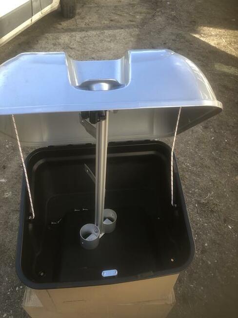 Bagażnik plastikowy na wozek inwalidzki, rower itp