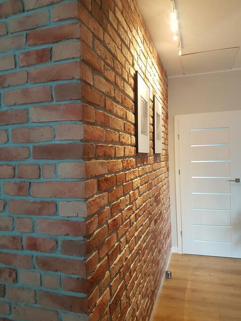 Stara cegła, płytki ceglane na ścianę, lico cegły