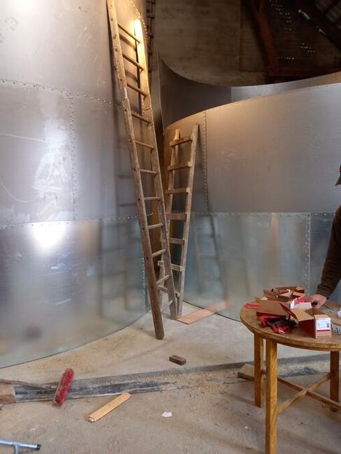 silosy, zbiorniki zbożowe ,wewnętrzne