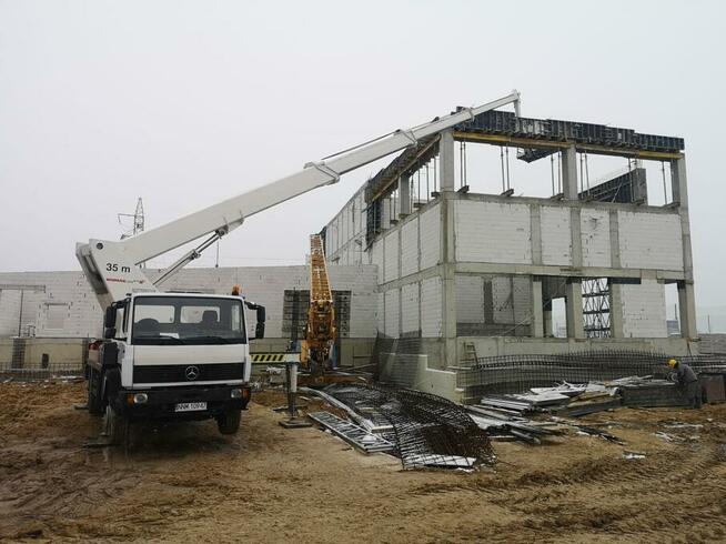 Podnośnik koszowy 35/30/26/25/22/20m Wynajem z operatorem