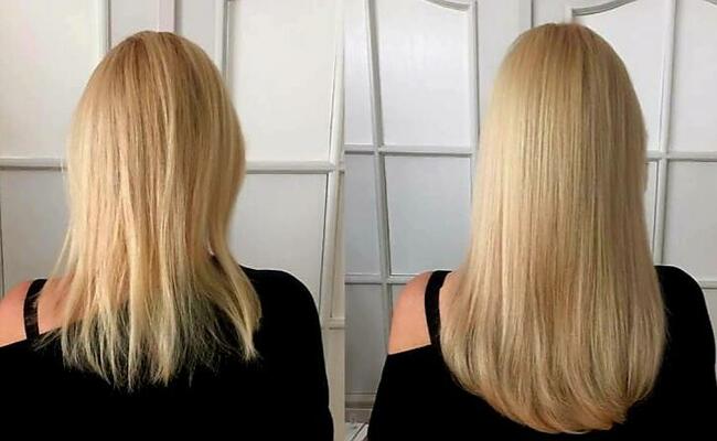 Przedłużenie zagęszczenie włosów