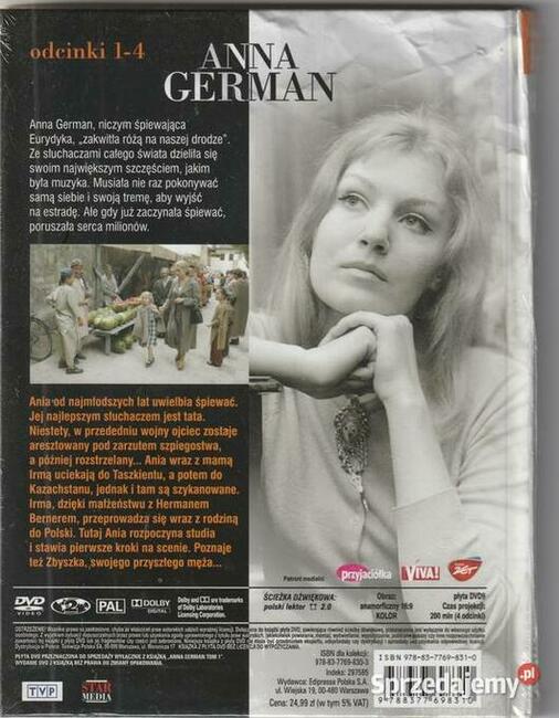 Anna German odcinki 1-4 DVD