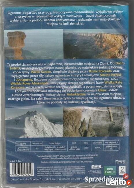 Film BBC - Największe cuda przyrody DVD