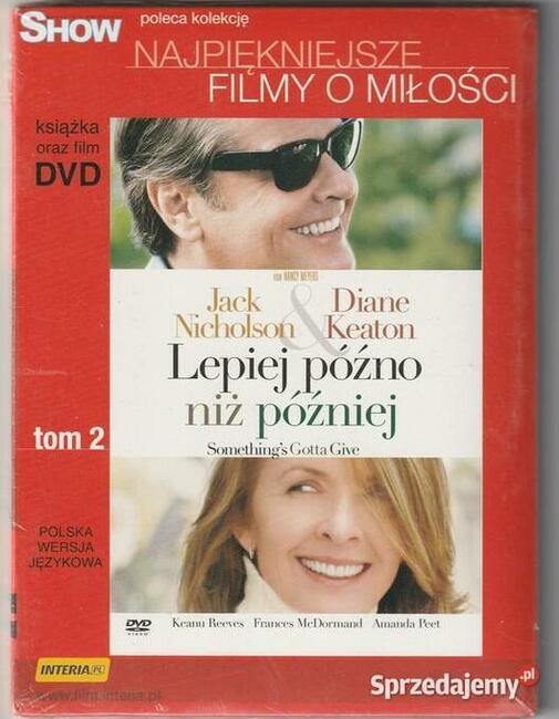 Lepiej późno niż później Jack Nicholson, DVD