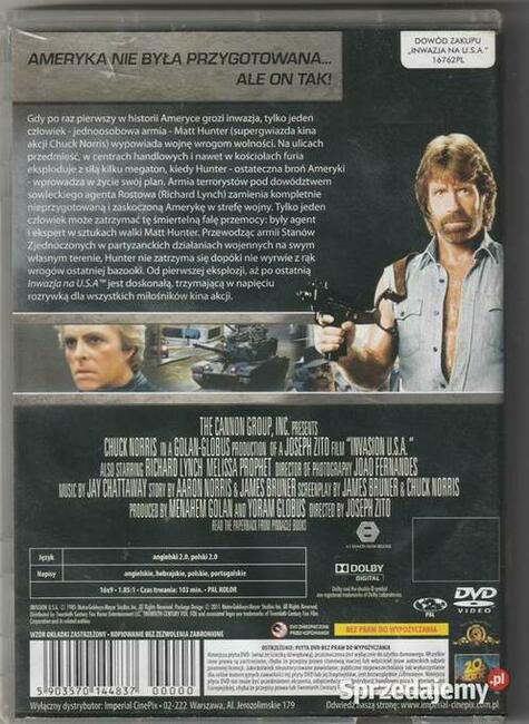 INWAZJA NA USA Chuck Norris DVD