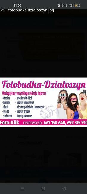 Fotobudka-Działoszyn+ telefon weselny księga gosci