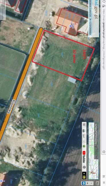 Działka budowlano-usługowa 10ar