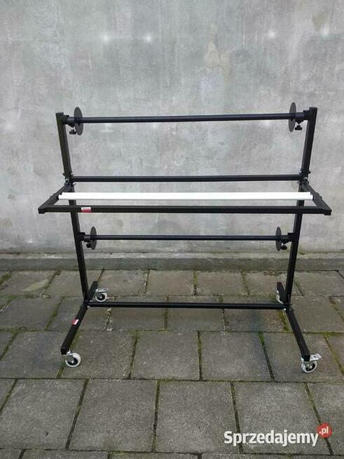 Stojak osie łożyskowane, papier folia agrowłóknina