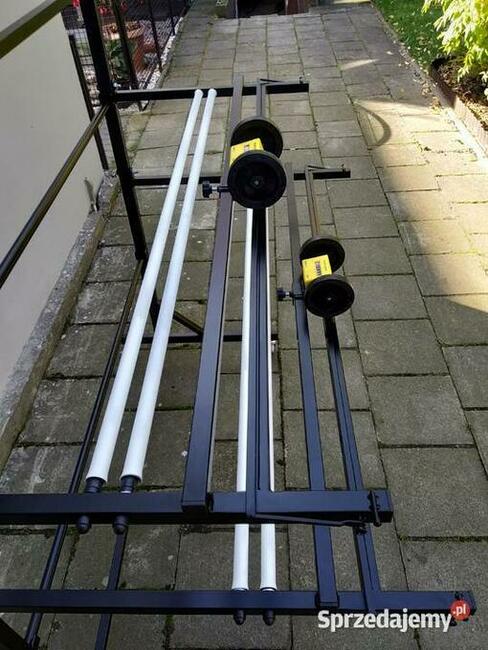 Stojak do folii, papieru - dwie listwy tące