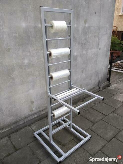 Stojak do folii i papieru z listwą tnącą + nóż