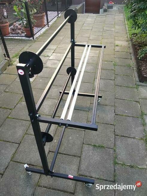 Stojak osie łożyskowane, papier folia agrowłóknina