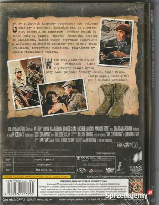 WOJNA W ALGIERZE Anthony Quinn DVD