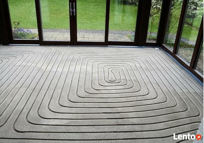 Frezowanie pod ogrzewanie podłogowe, ogrzewanie frezowane