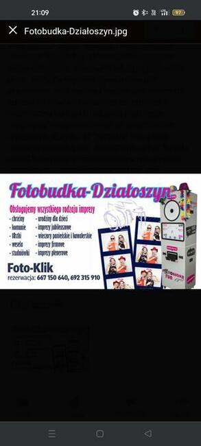 Fotobudka-Działoszyn+ telefon weselny księga gosci