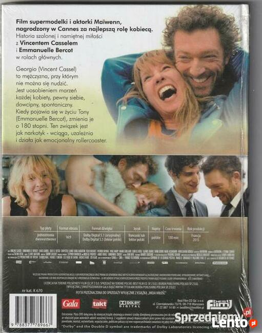 MOJA MIŁOŚĆ Vincent Cassel DVD