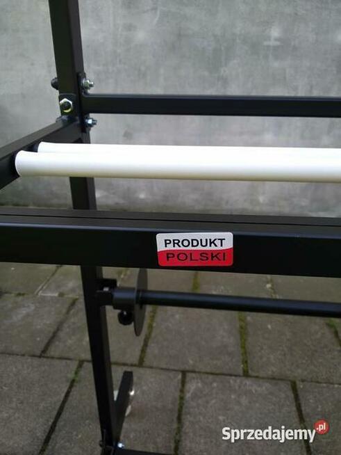 Stojak osie łożyskowane, papier folia agrowłóknina