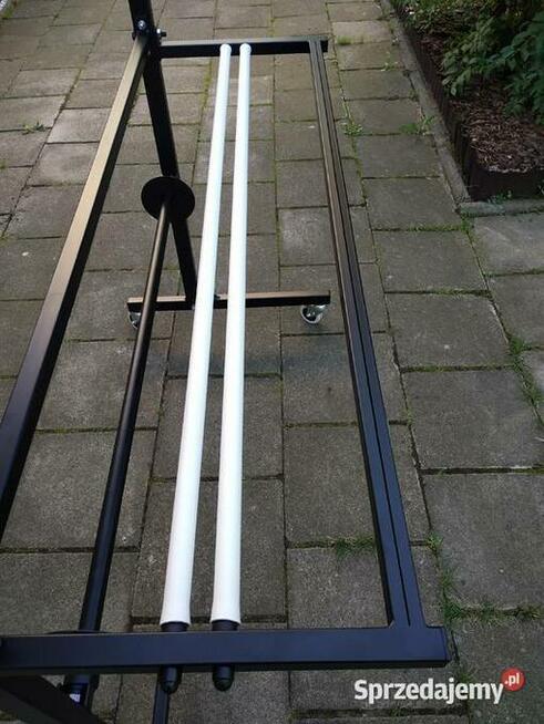 Stojak osie łożyskowane, papier folia agrowłóknina