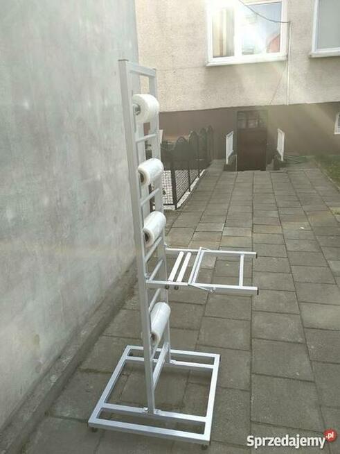 Stojak do folii i papieru z listwą tnącą + nóż