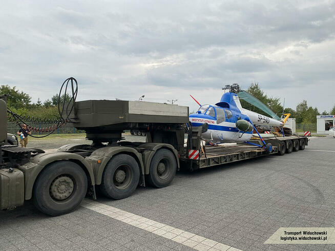 Transport niskopodwoziowy maszyn gabarytowych