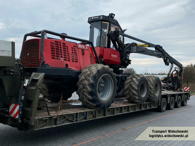 Transport niskopodwoziowy maszyn gabarytowych