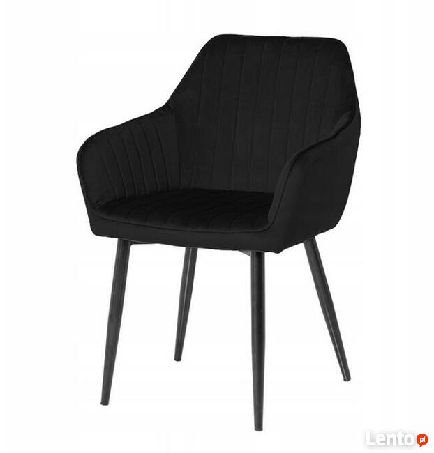 Krzesło tapicerowane welur NOWOCZESNE Fotel kolory