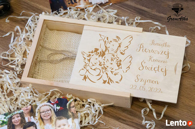 Pudełko na Zdjęcia 13x18mm Grawerowane GrawAtka