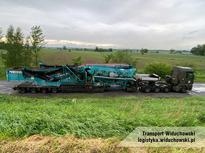 Transport niskopodwoziowy maszyn gabarytowych